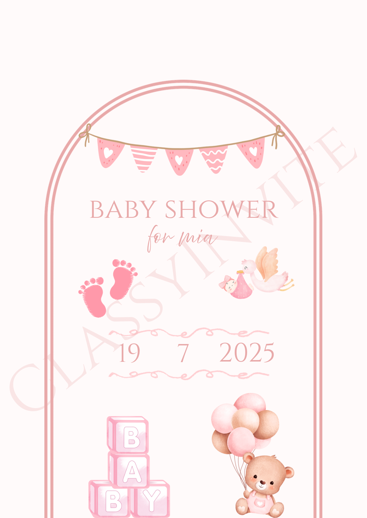 Baby Shower for a Girl